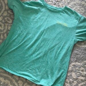 Green & yellow vintage style salt life short sleeve tee in size boys L